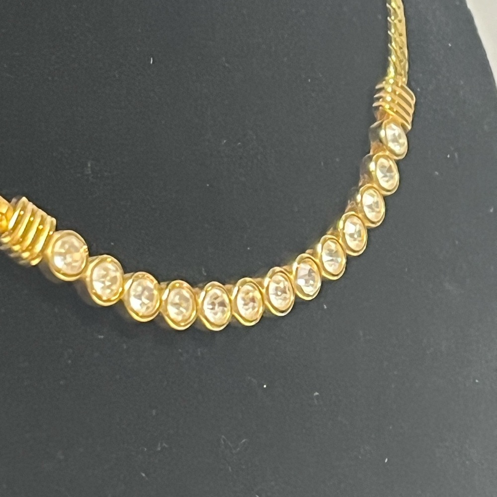 Swarovski Necklace ‘Susan Caplan’ Circa 1980s Vintage 13 Swarovski- like new - Picture 3 of 8